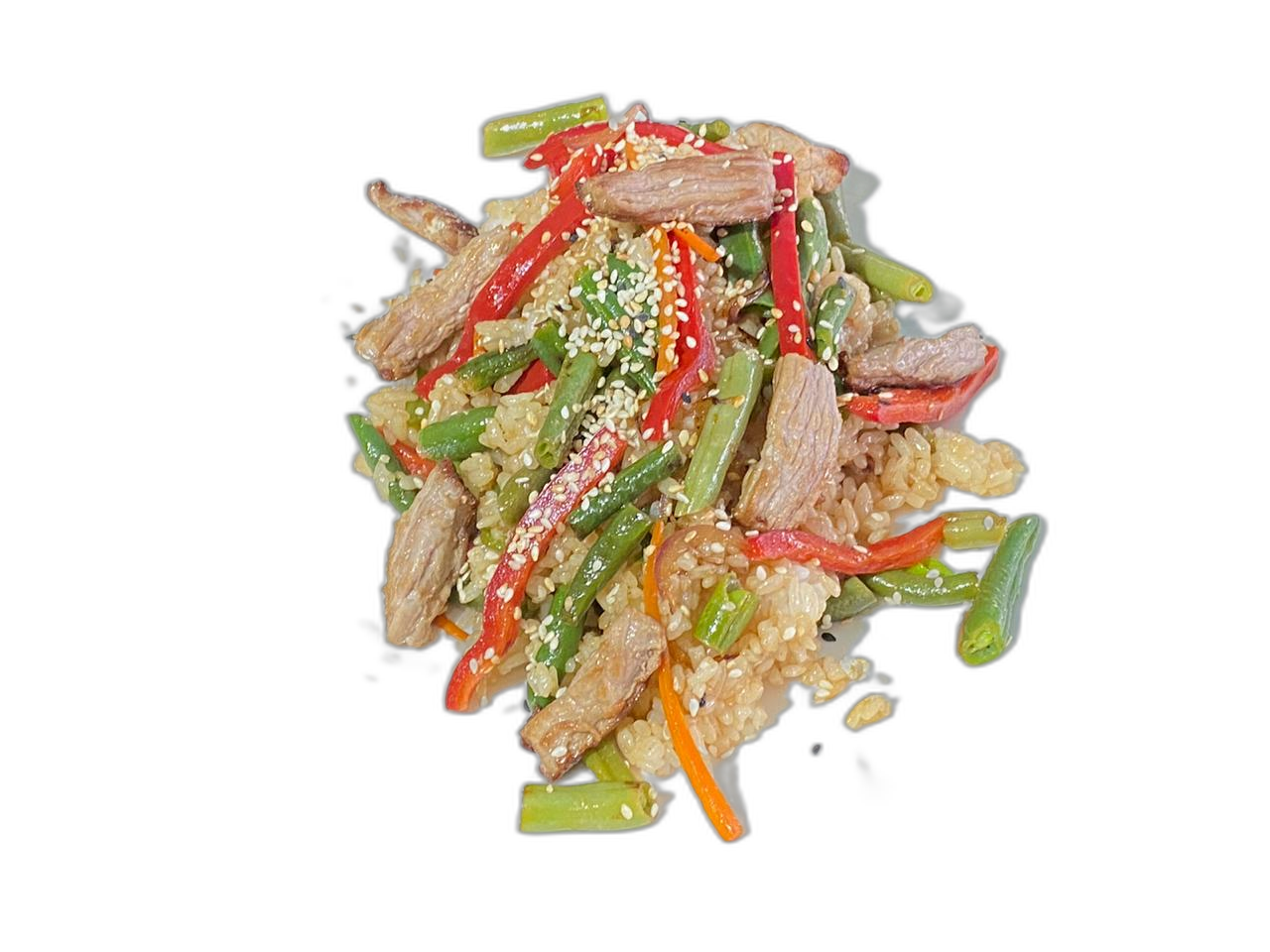 Wok с говядиной